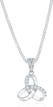 Donatello Gian Crystal Knot Necklace