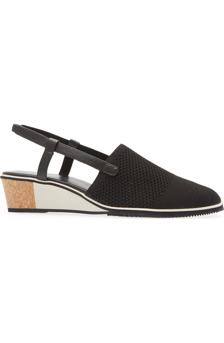VANELi Greer Slingback Wedge, Alternate, color, Black