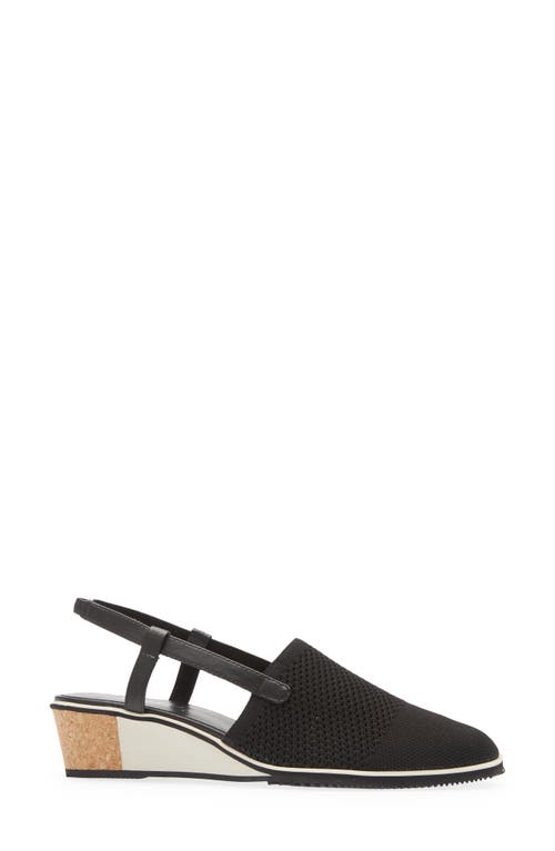 Vaneli Greer Slingback Wedge In Black