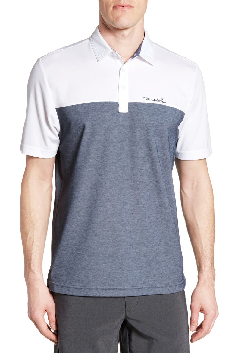 Travis Mathew Rudds Regular Fit Polo Shirt, Main, color, WHITE