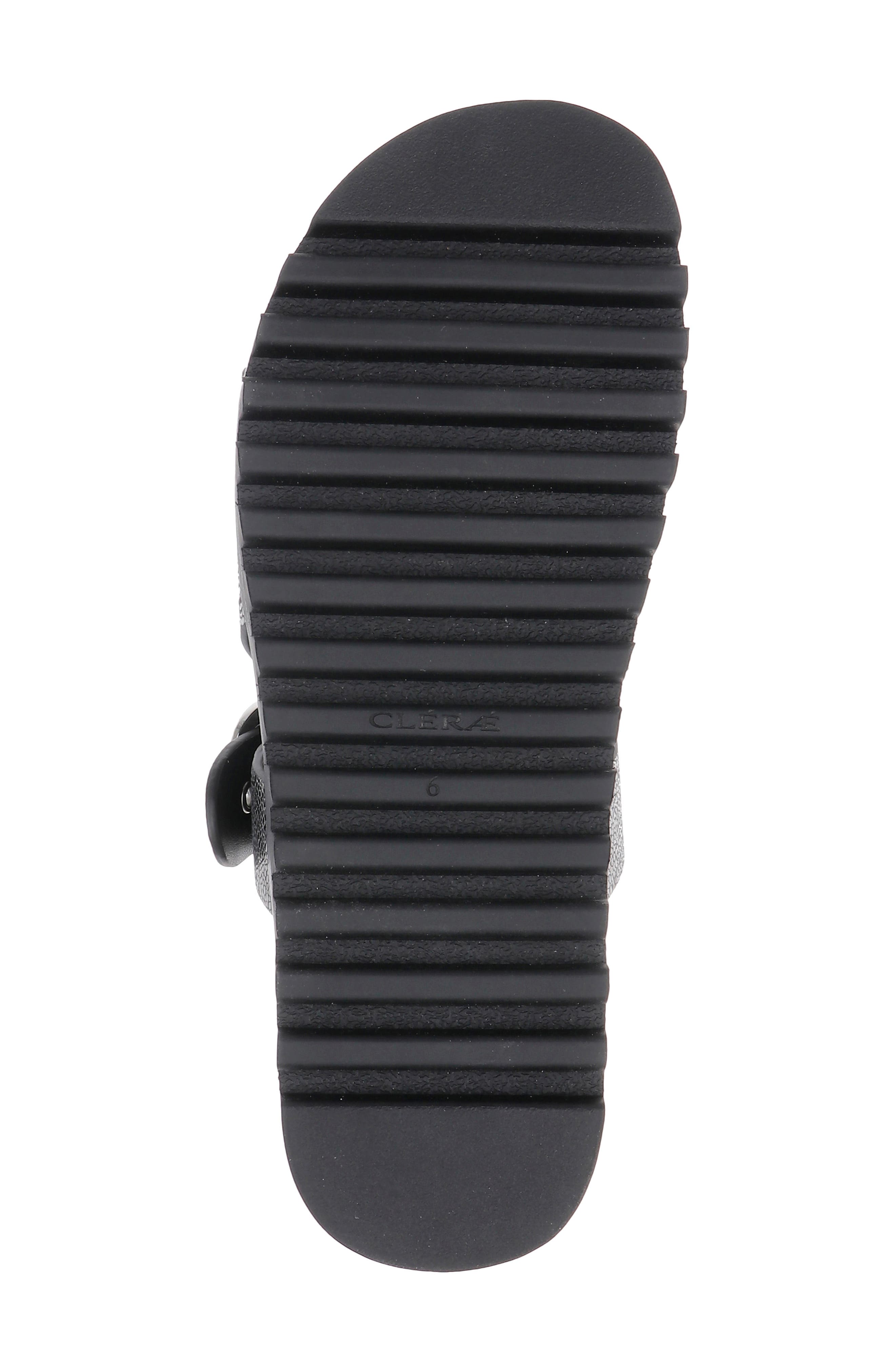 CLERAE Quasia Sandal, Alternate, color, Anthracite Metallic