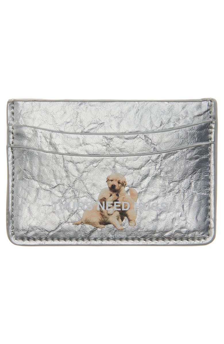 SANTO STUDIO x Elly De La Cruz Card Holder, Alternate, color, Silver
