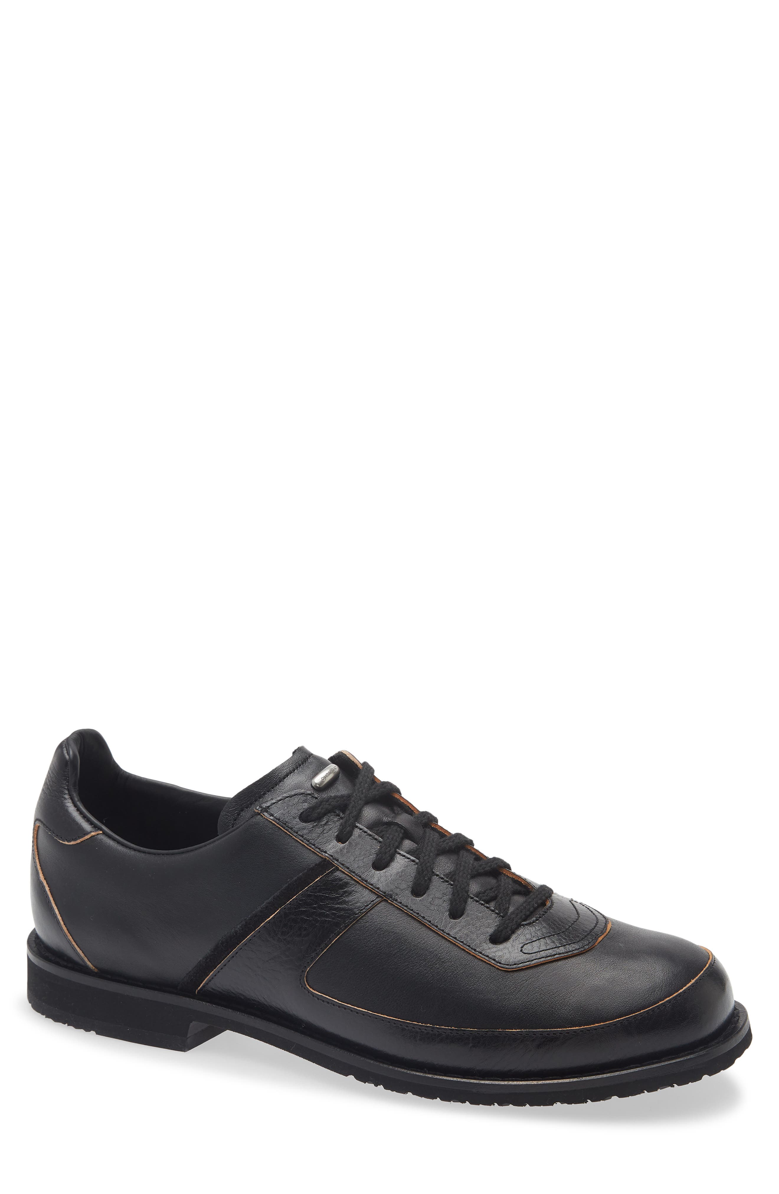 OUR LEGACY Ten Pin Derby, Main, color, Black Strike Leather