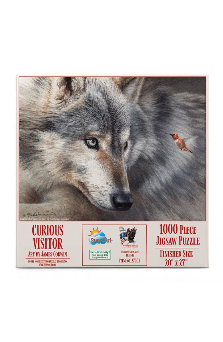 Sunsout Curious Visitor 1000 piece Jigsaw Puzzle for Adults, Alternate, color, Multicolor