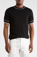 T.R. PREMIUM Textured Short Sleeve Sweater