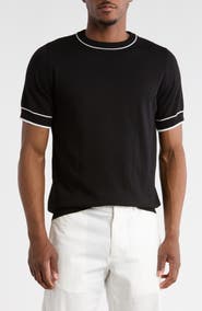 T.R. PREMIUM Textured Short Sleeve Sweater