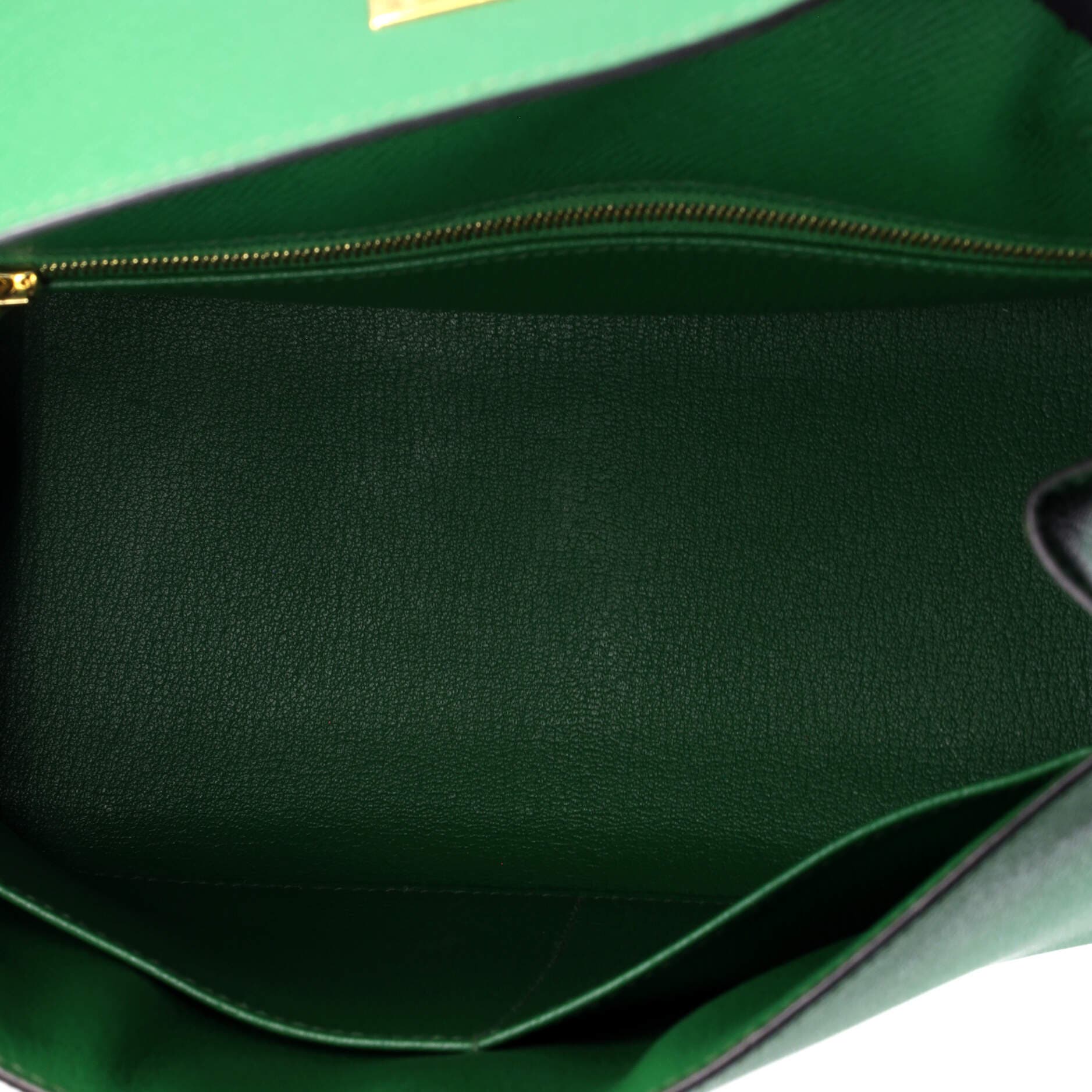 Pre-Owned Hermes Kelly Handbag Green Epsom with Gold Hardware 28, Alternate, color, Cactus