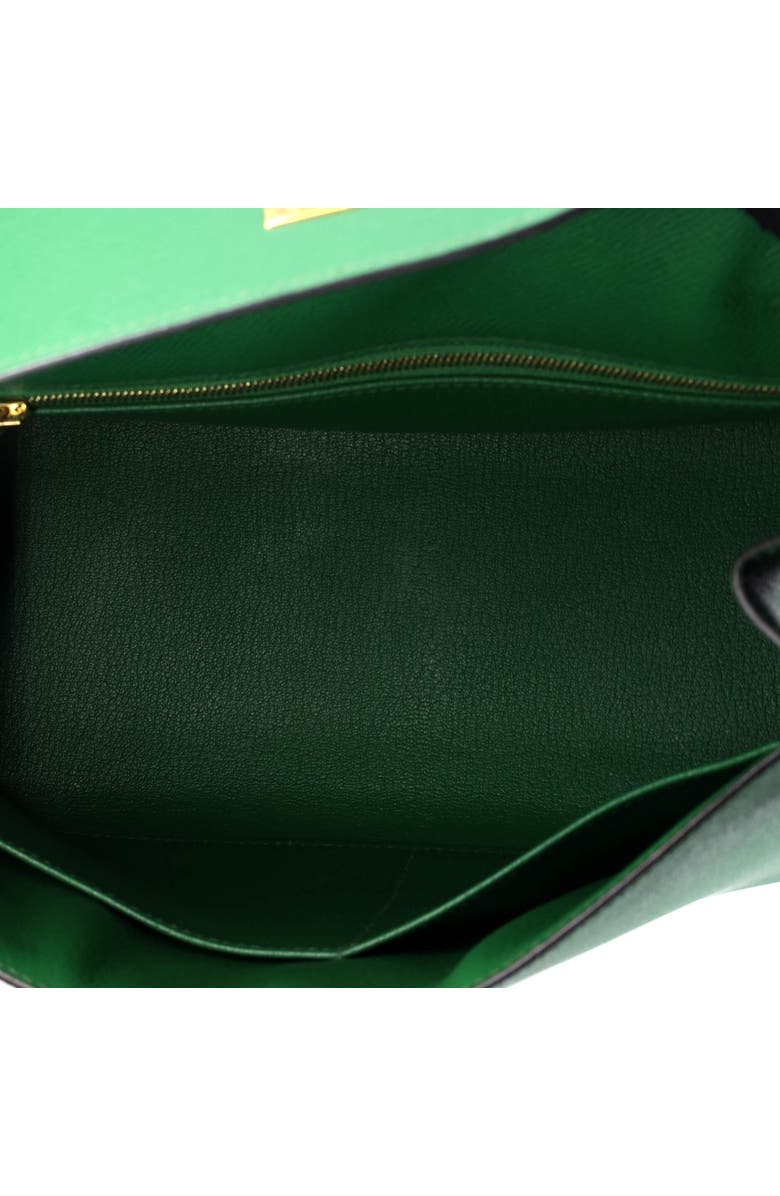 Pre-Owned Hermes Kelly Handbag Green Epsom with Gold Hardware 28, Alternate, color, Cactus