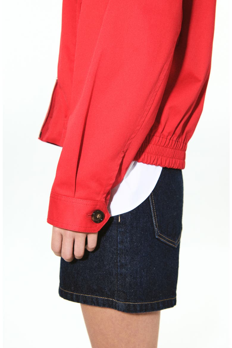 Starring Hailey Bieber Mutis Oversize Jacket, Alternate, color, RED