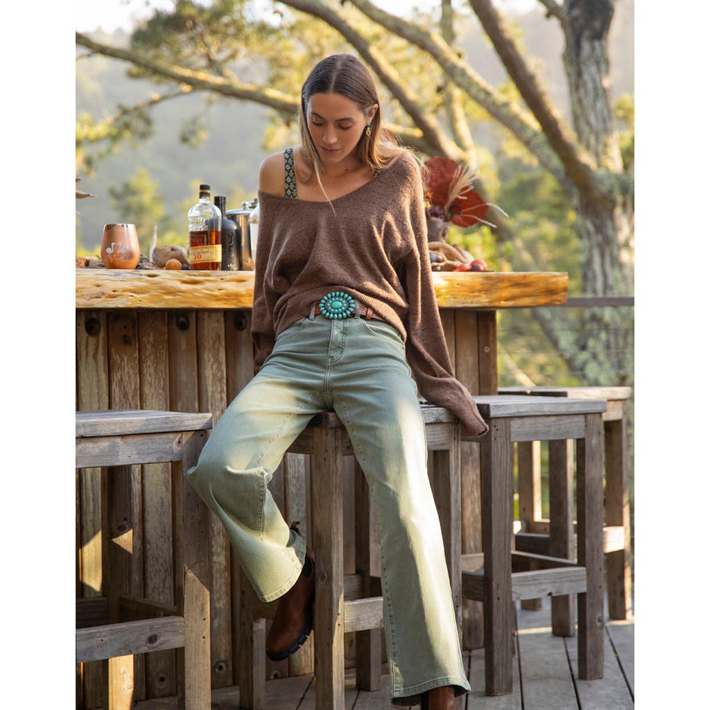 Carve Designs Audrey Wide Leg in Fatigue  product