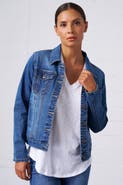Franne Golde Classic Stretch Denim Jacket