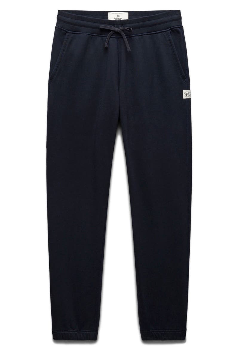 Midweight Terry Standard Sweatpants, Alternate, color, NAVY