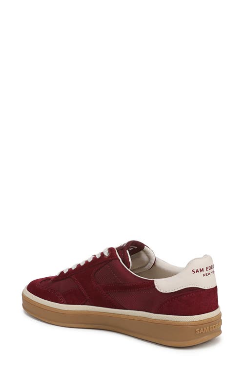 Sam Edelman Althea Sneaker In Burgundy
