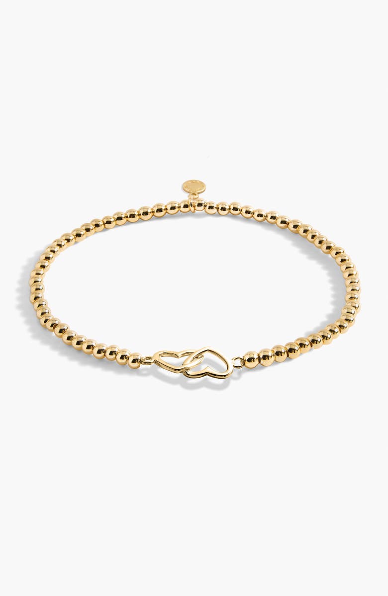 A Littles & Co Gold A Little 'Beautiful Friend' Bracelet, Main, color, Metallic Gold