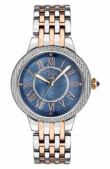GV2 Women's GV2 Astor II Diamond MOP Dial Bracelet Watch, 38mm - 0.24 ctw