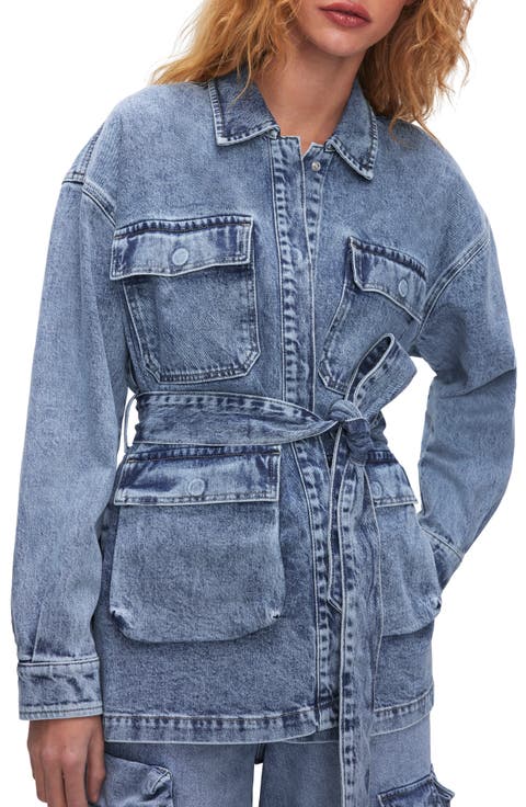 Uniform Denim Cargo Jacket