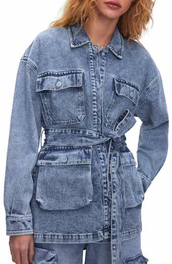 Uniform Denim Cargo Jacket