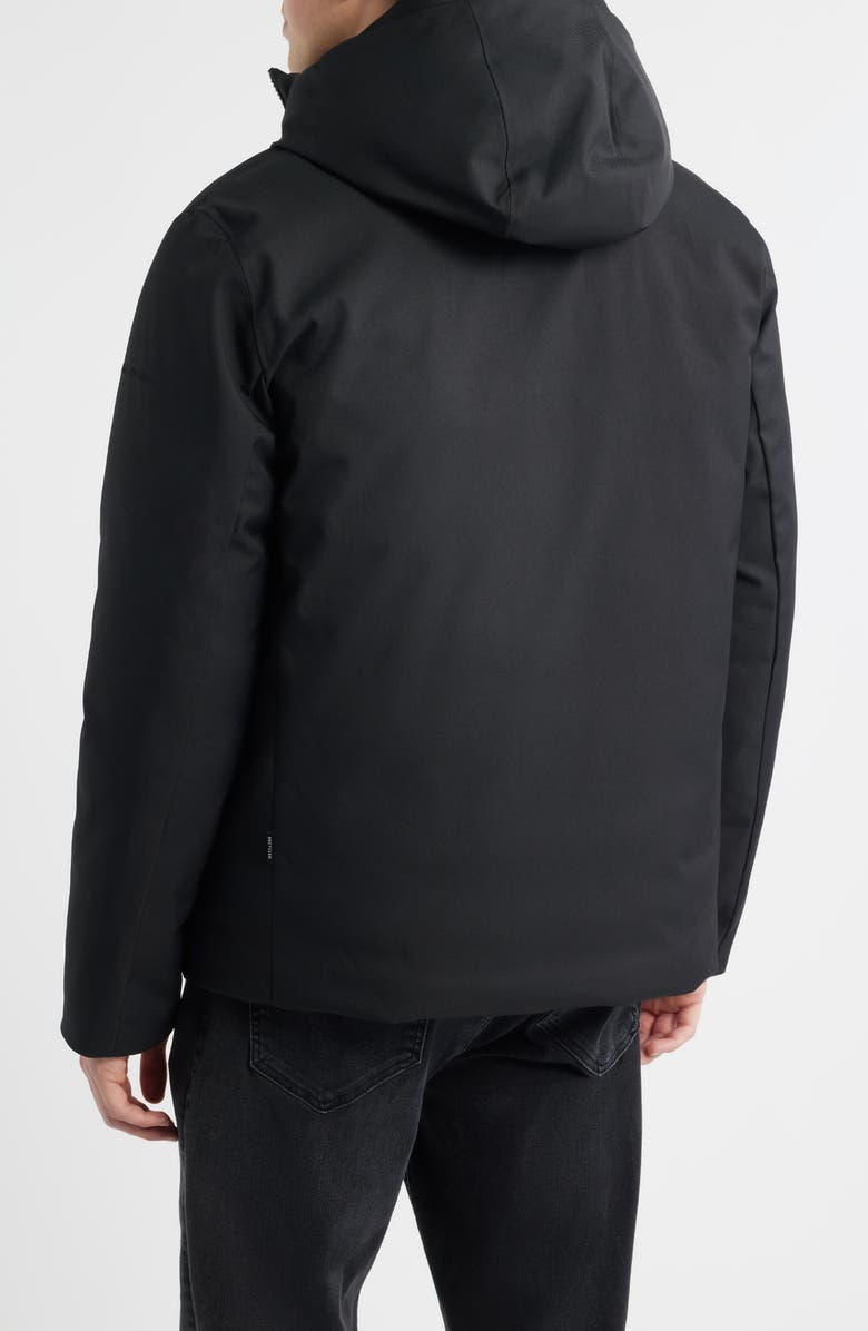 Save The Duck Barnaby Hooded Jacket, Alternate, color, Black