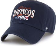 '47 Men's '47 Navy Denver Broncos American Flag Clean Up Adjustable Hat