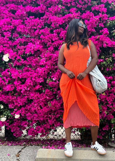 Jaya Pleated Dress