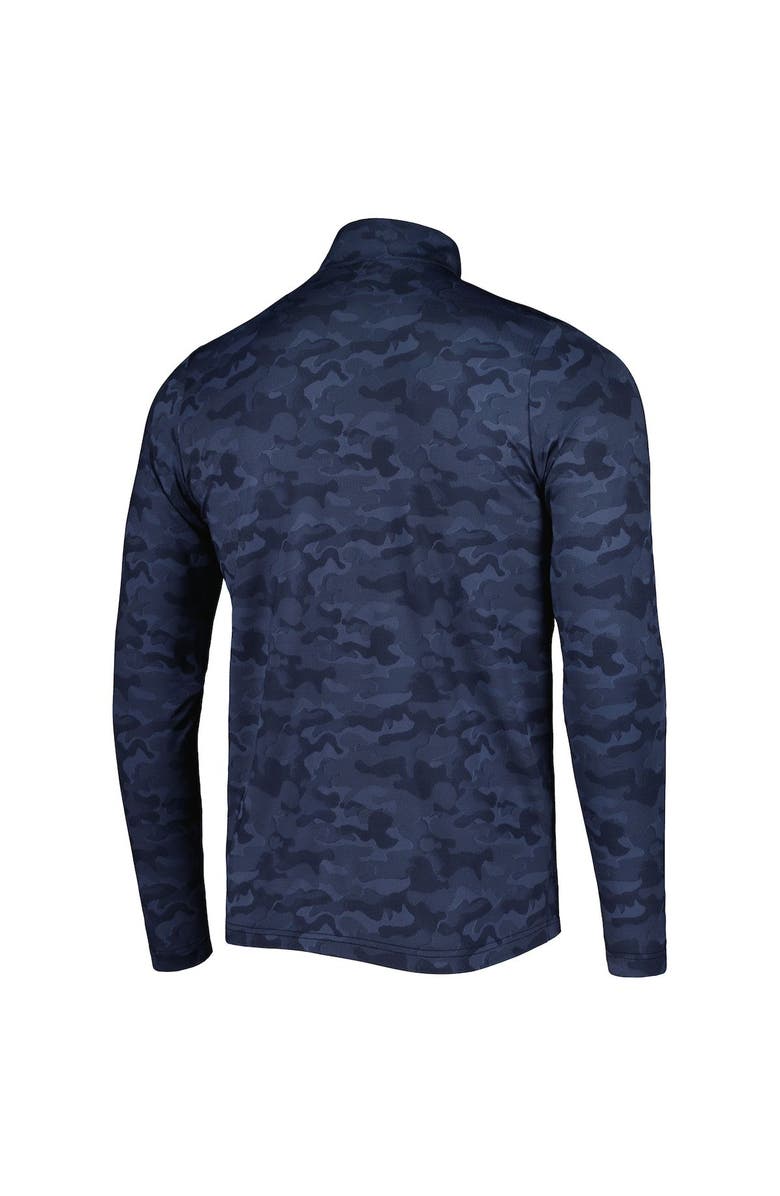 ANTIGUA Men's Antigua Navy Tennessee Titans Brigade Quarter-Zip Sweatshirt, Alternate, color, 