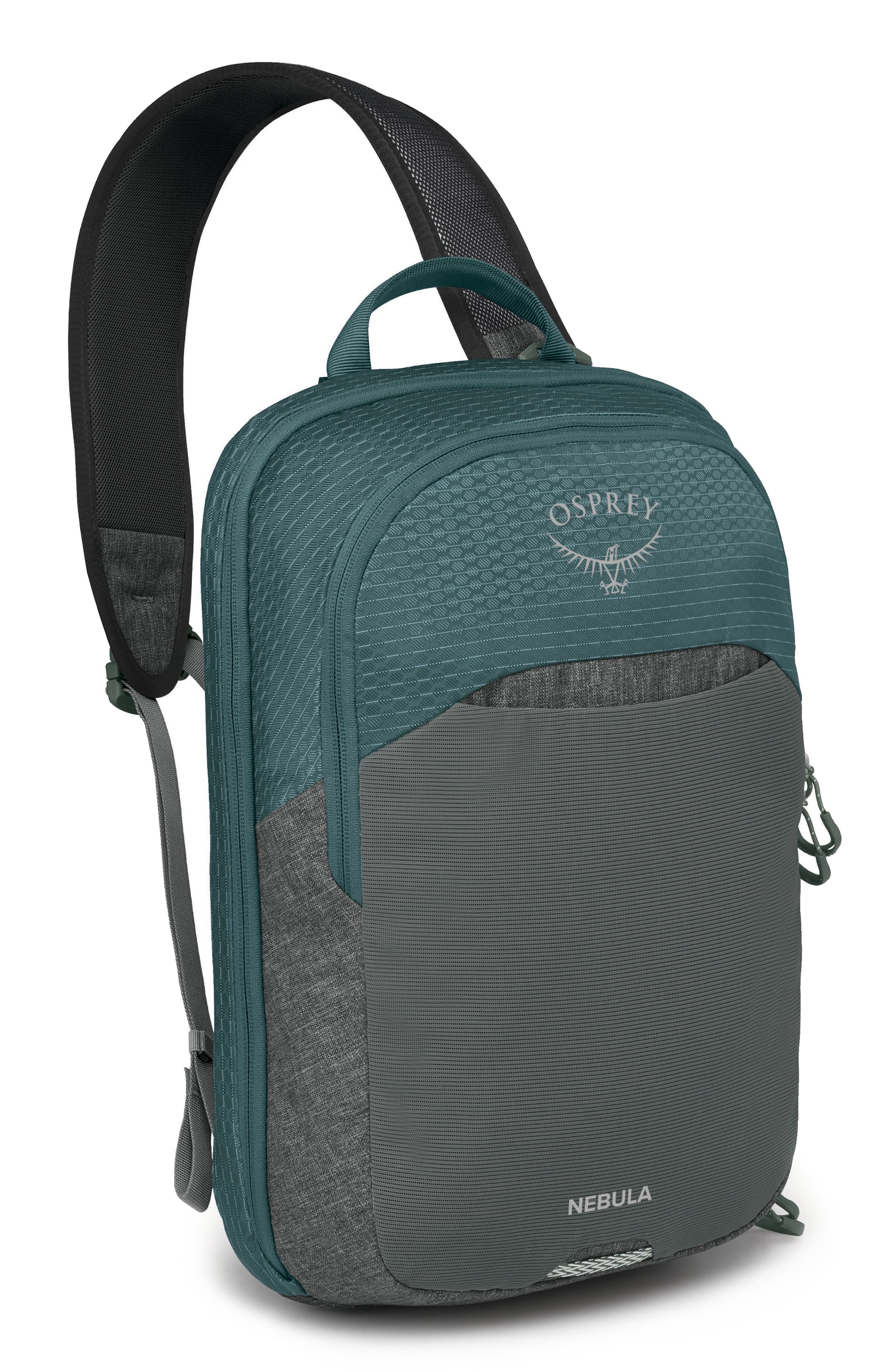 Osprey Nebular 11-Liter Sling Bag, Alternate, color, Cascade Blue Coal Grey Heather