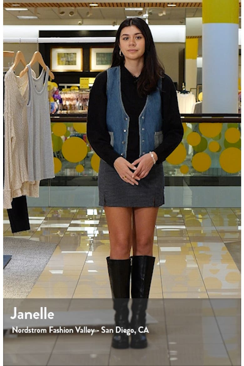 Frisco Flower Embroidered Denim Vest video