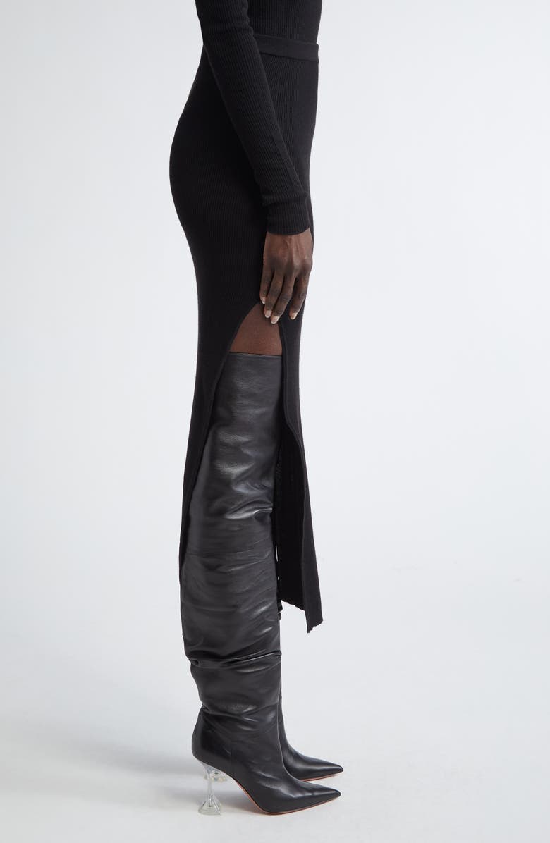 Rick Owens Hollywood Wool Sacriskirt, Alternate, color, 