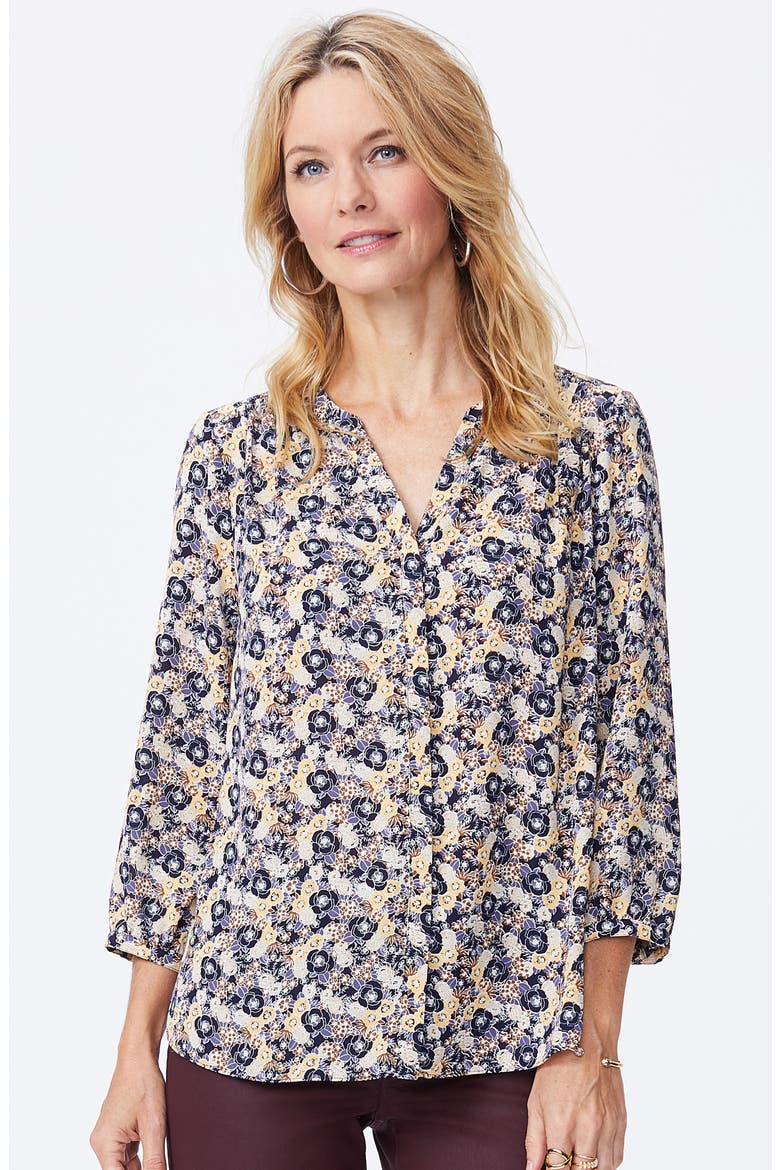 Pintuck Blouse, Alternate, color, MEADOWOOD