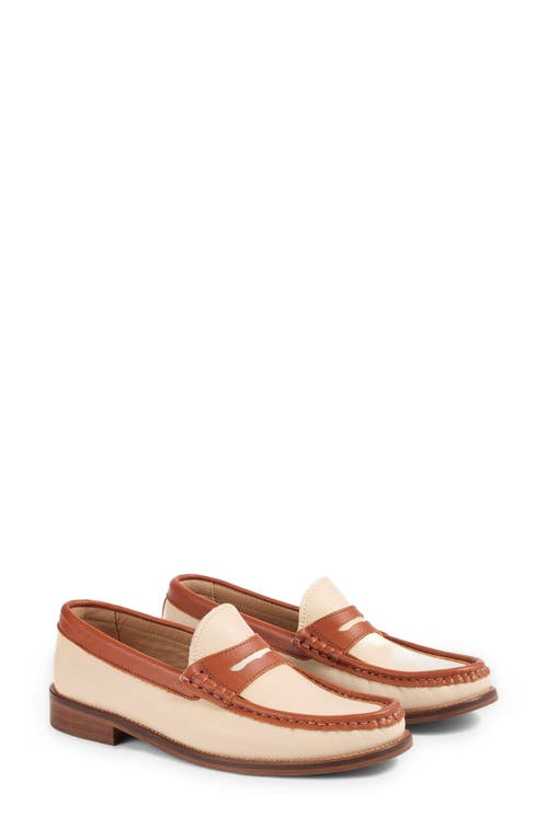 Lk Bennett Solaris Penny Loafer In Brown