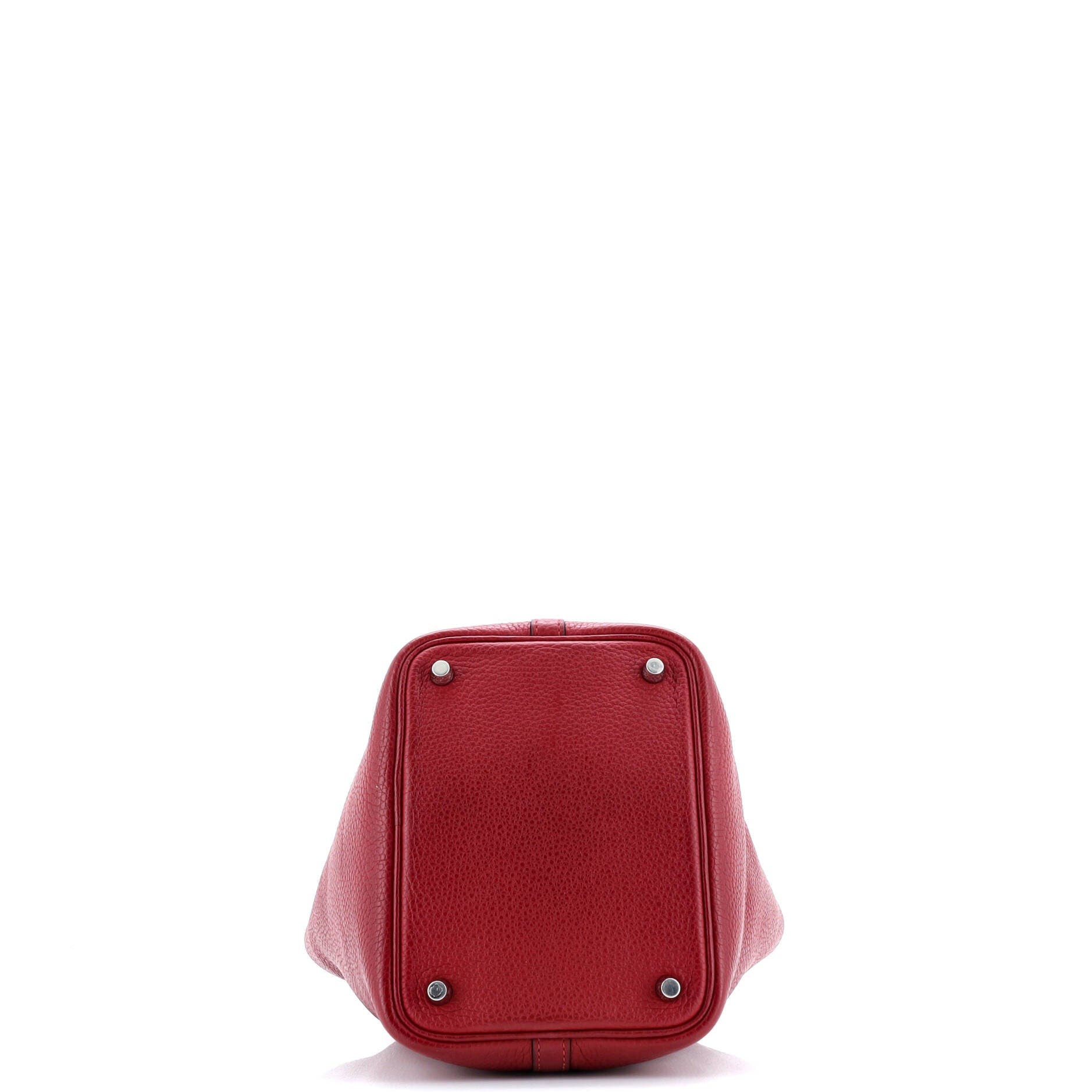 Pre-Owned Hermes Picotin Lock Bag Clemence PM, Alternate, color, Rouge Grenat