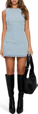 Princess Polly Ainsleigh Denim Skort Romper