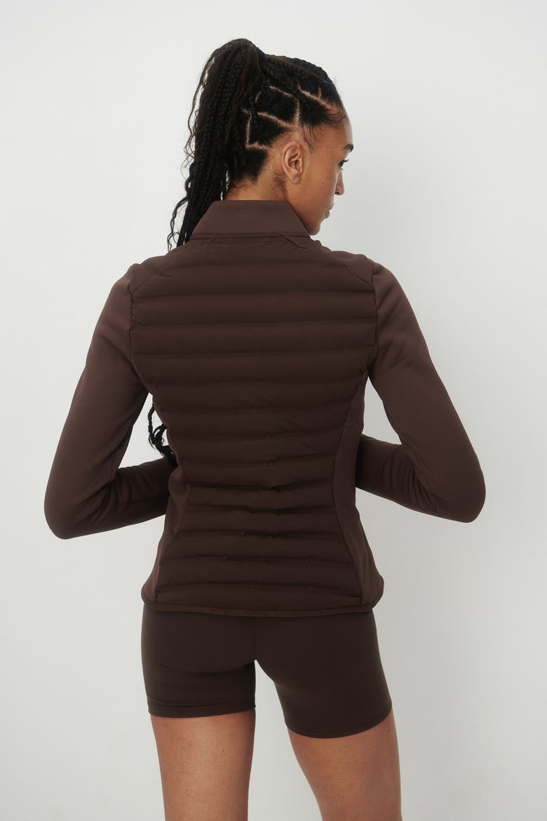 Hybrid Padded Jacket With Thermomove, Alternate, color, Choco mocha