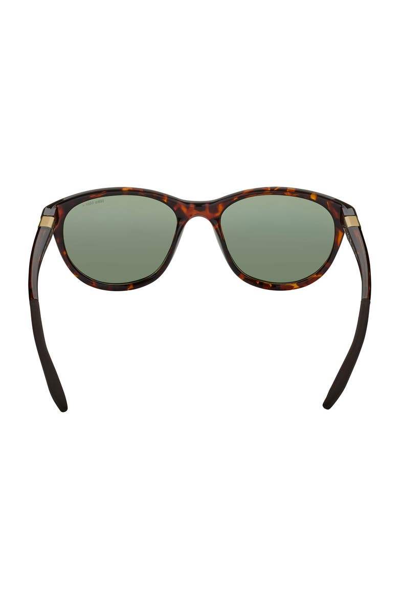 55mm Cat Eye Sunglasses, Alternate, color, TORTOISE / GREEN
