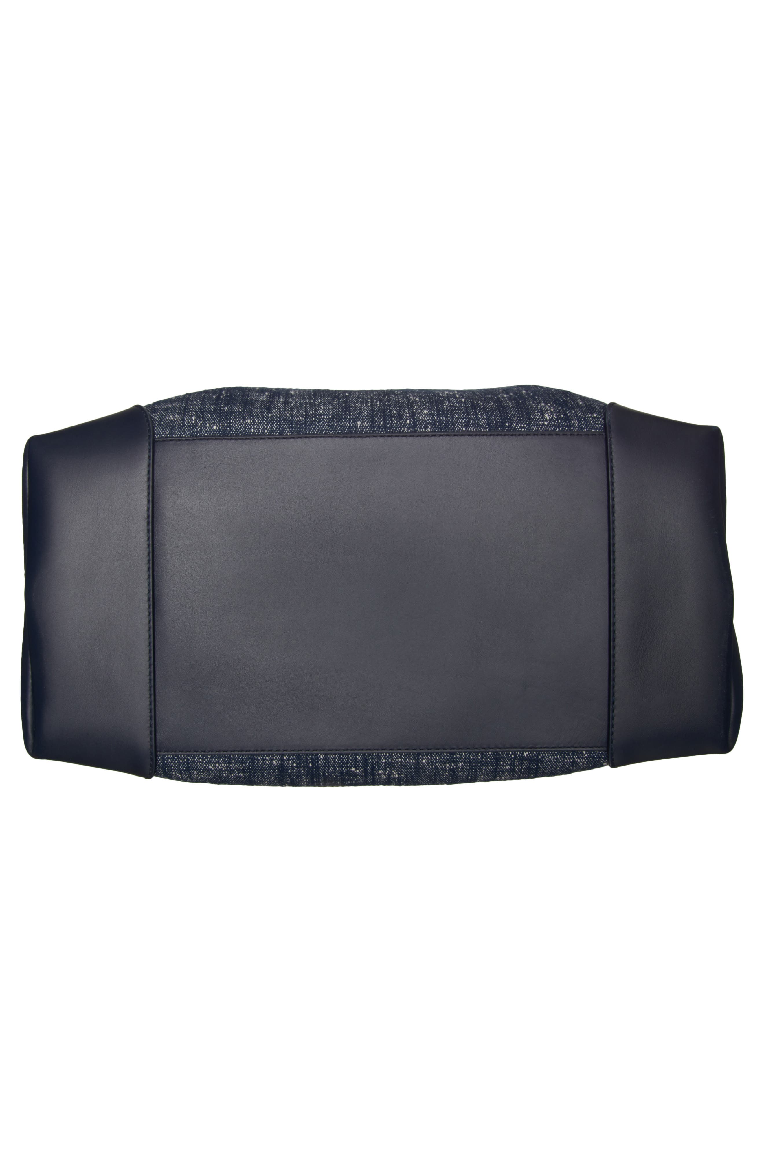 Bottega Veneta Large Andiamo Bouclé 
Leather Tote, Alternate, color, 8768 Navy-White/ Space-Mb