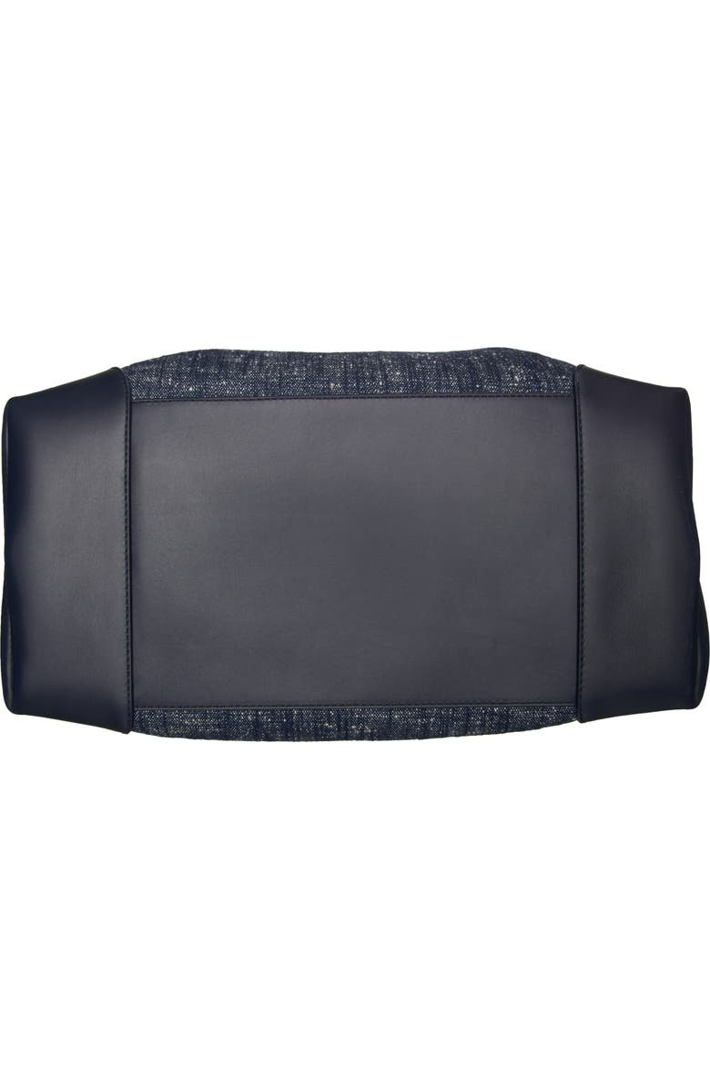 Bottega Veneta Large Andiamo Bouclé & Leather Tote, Alternate, color,