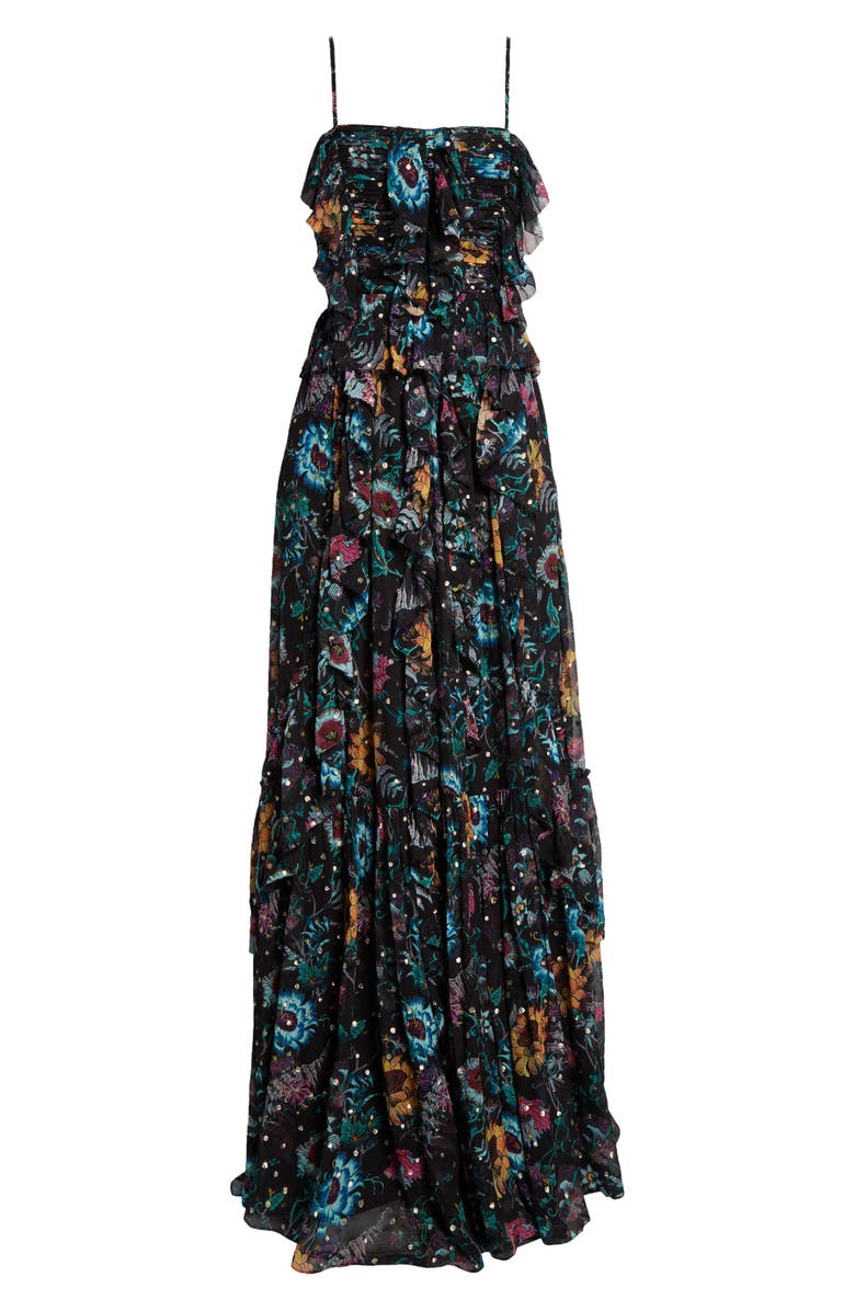 Ulla Johnson Colette Floral Silk Blend Gown, Alternate, color,