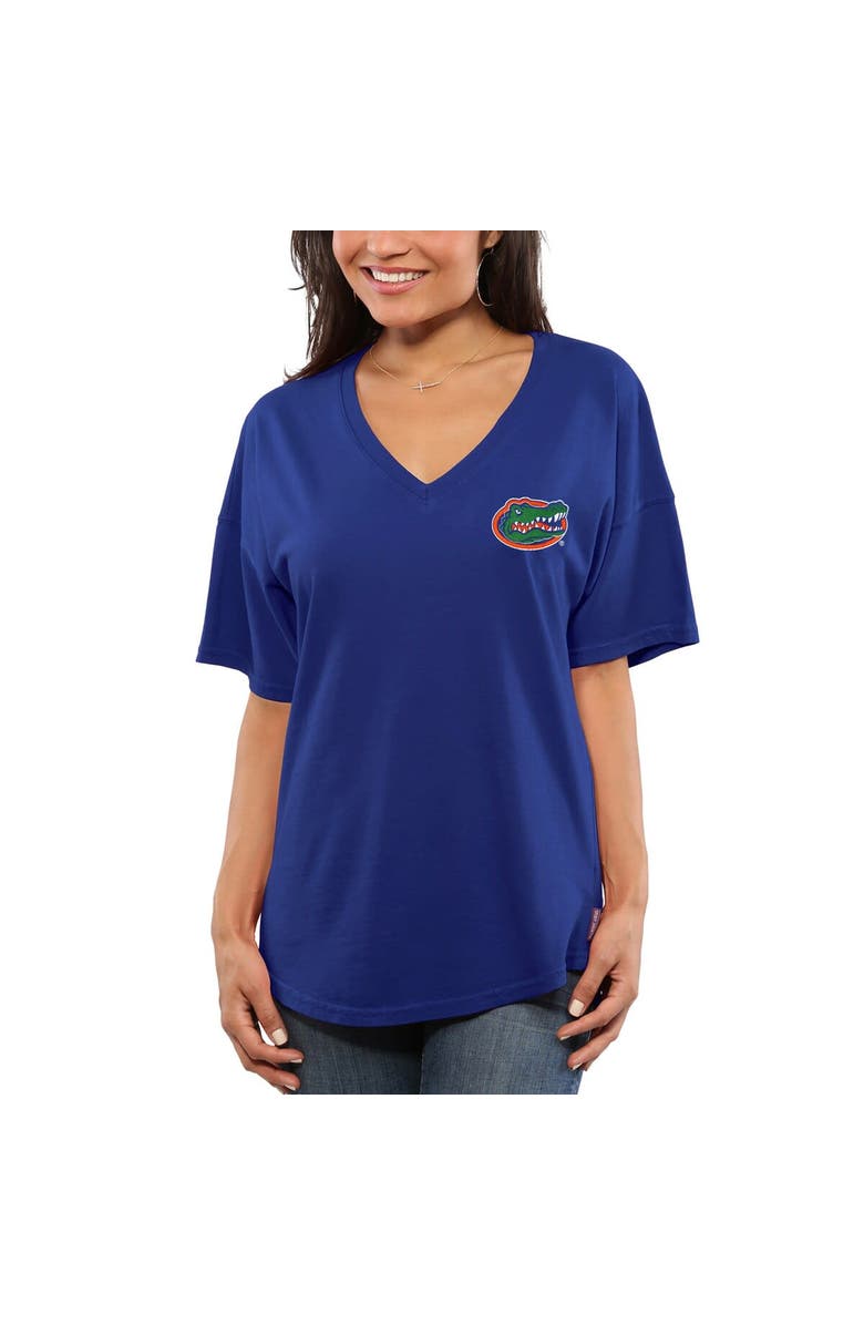 SPIRIT JERSEY Women's Royal Florida Gators Spirit Jersey Oversized T-Shirt, Alternate, color, 