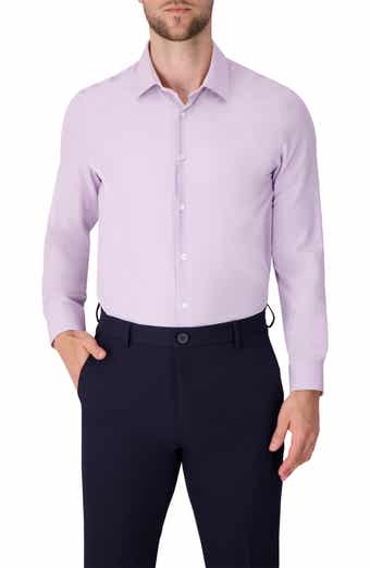 Report Collection Solid Slim Fit Stretch Dress Shirt