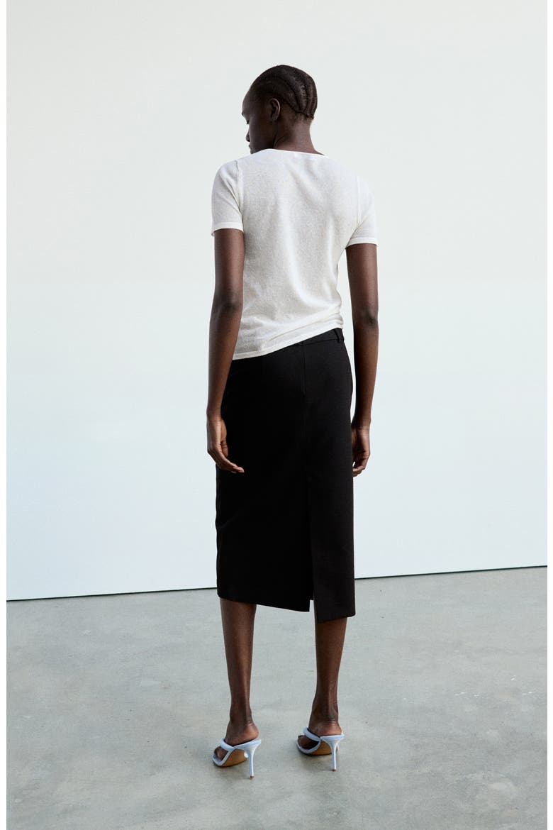Layered Knit Sweater, Alternate, color, WHITE