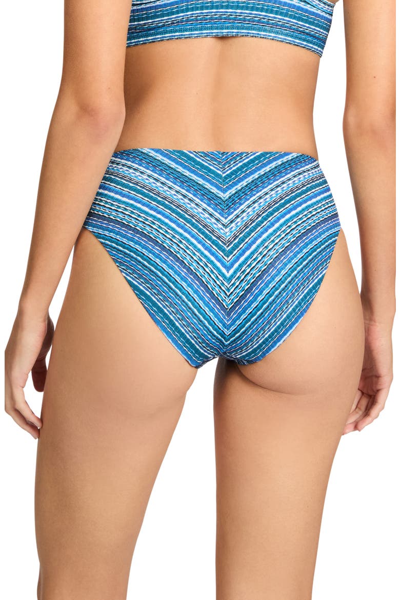 Emilia High Waist Bikini Bottoms, Alternate, color, LAPIS MULTI
