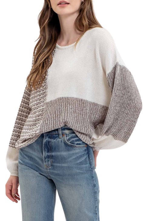 Marled Colorblock Sweater