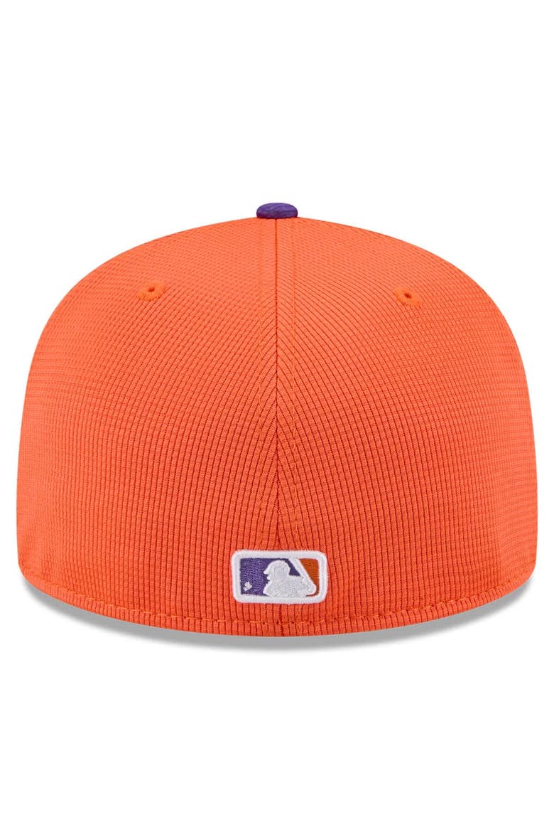 Men's New Era  Orange/Purple San Francisco Giants 2025 City Connect Batting Practice 59FIFTY Fitted Hat, Alternate, color, Orange