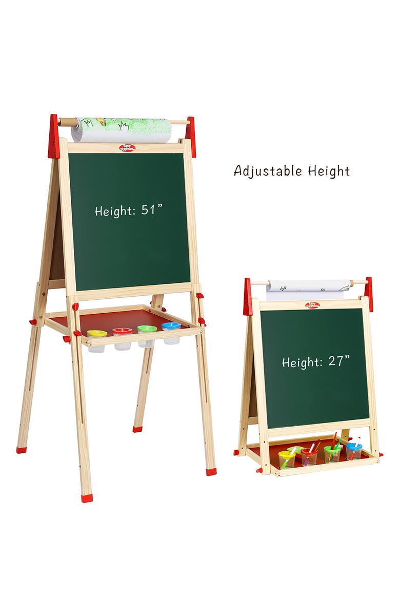 Easy Playhouse Easel Chalk & White Board 18.5 X 18.5", Alternate, color, Multicolored