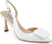 Badgley Mischka Collection Graciella Slingback Half d'Orsay Pointed Toe Pump