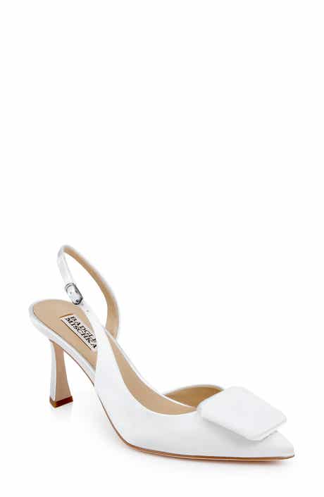 Badgley Mischka Collection Graciella Slingback Half d'Orsay Pointed Toe Pump