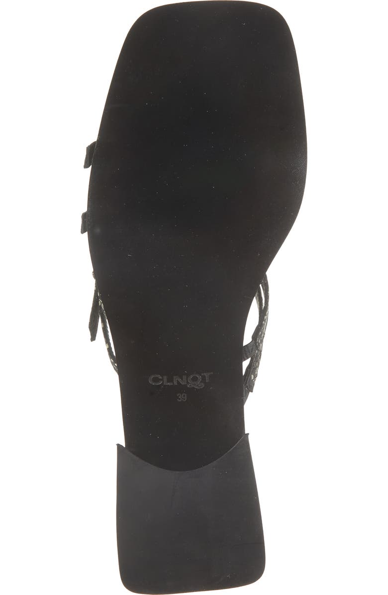 Justine Clenquet Andie Python Embossed Sandal, Alternate, color, Beige Python