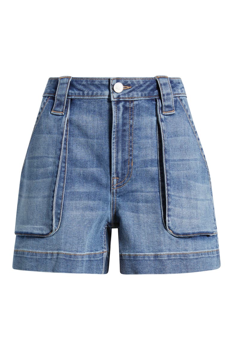 Utility Denim Shorts, Alternate, color, MEDIUM INDIGO