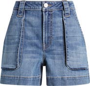 CITY BLUES Utility Denim Shorts