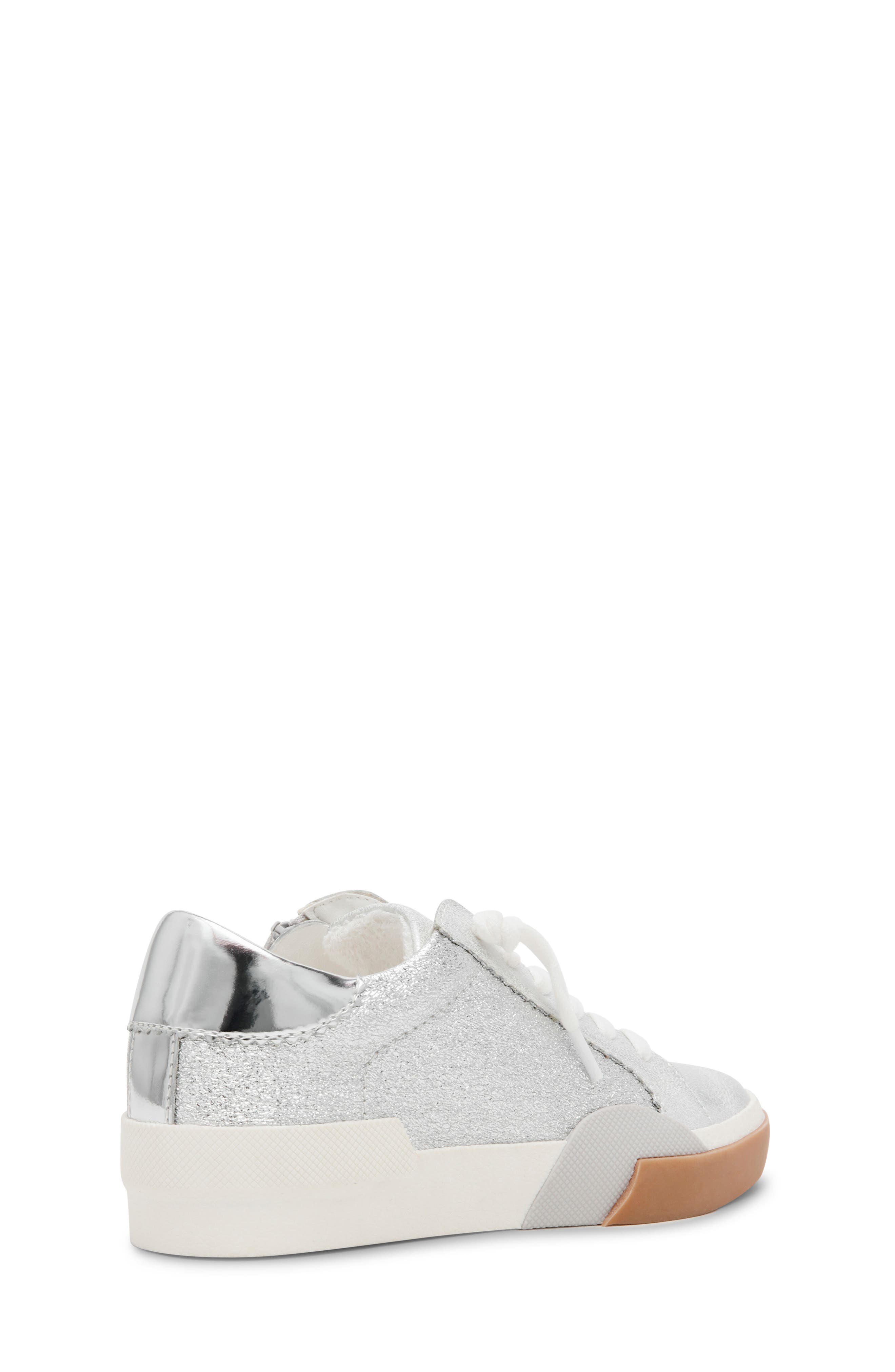 Pheby Sneaker, Alternate, color, SILVER GLITTER